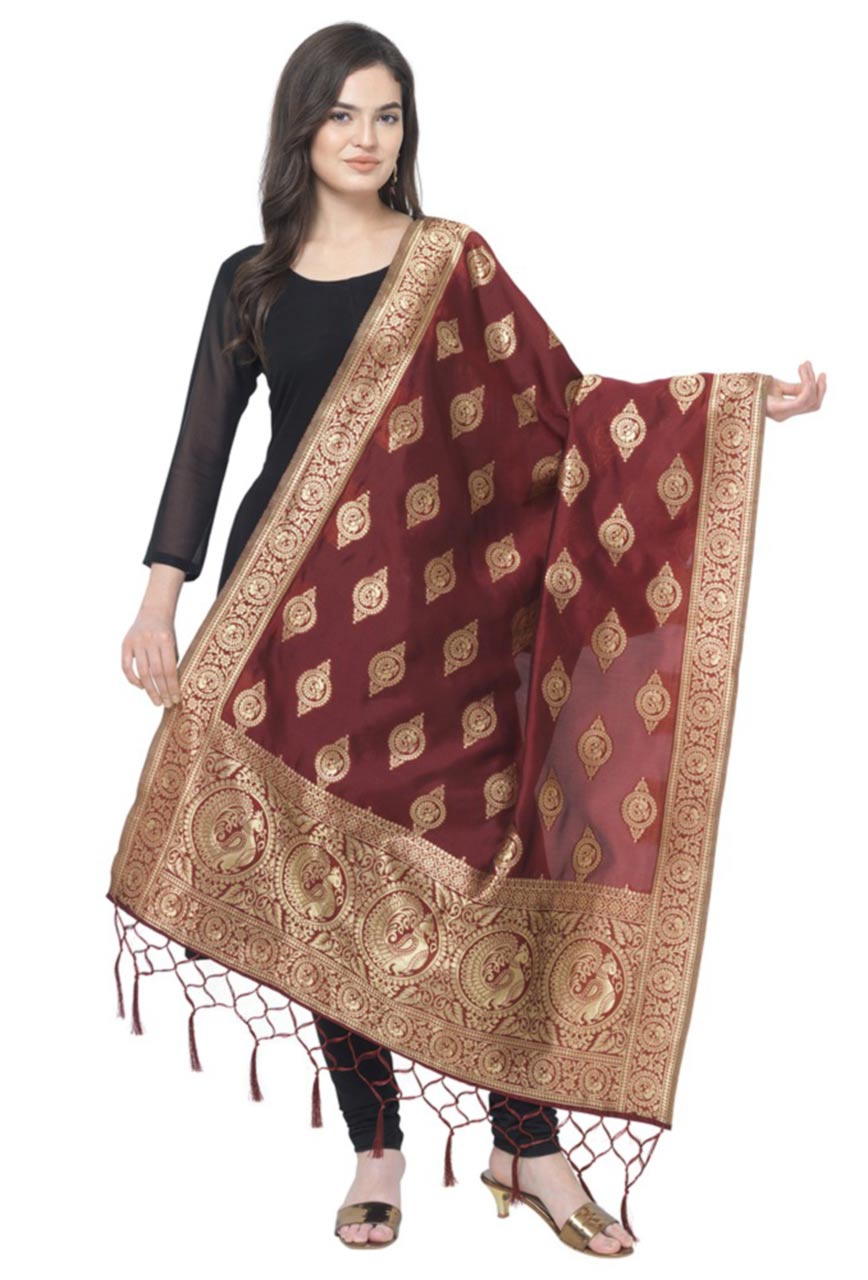 Fabfirki Present Silk Jacquard Wholesale Dupatta Fabfirki Present Silk Jacquard Wholesale Dupatta